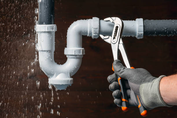 Professional Drain Cleaning technician working in Bailey, NC